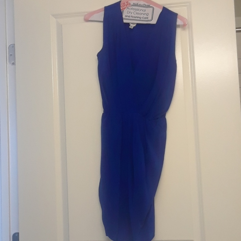 Blue Silk dress